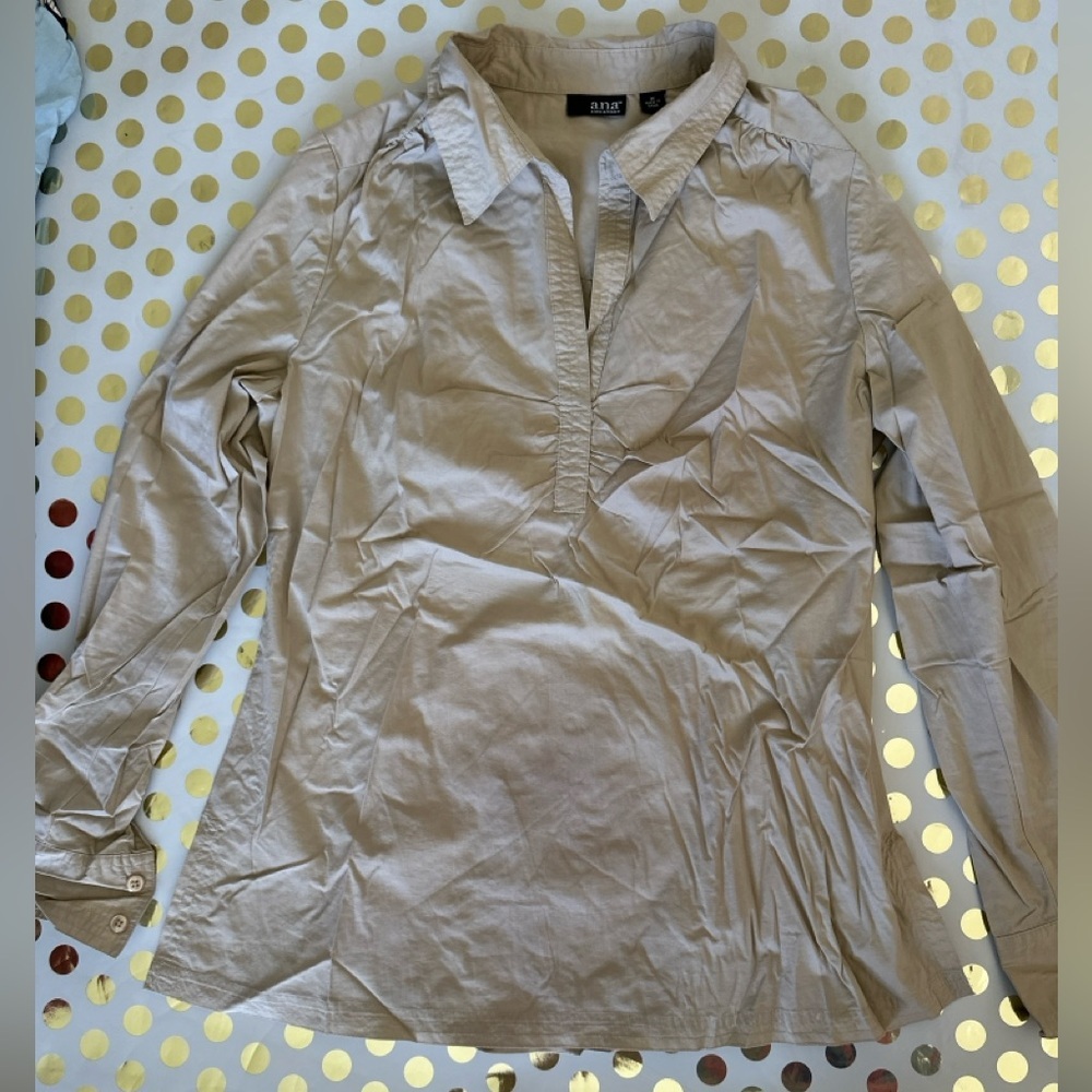 a.n.a Tan Lightweight Jacket Zip-Up Casual